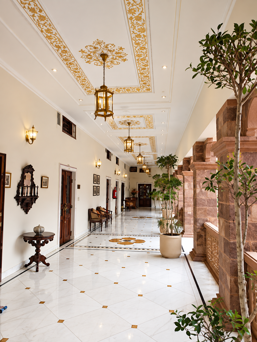 Heritage-inspired hotel interior