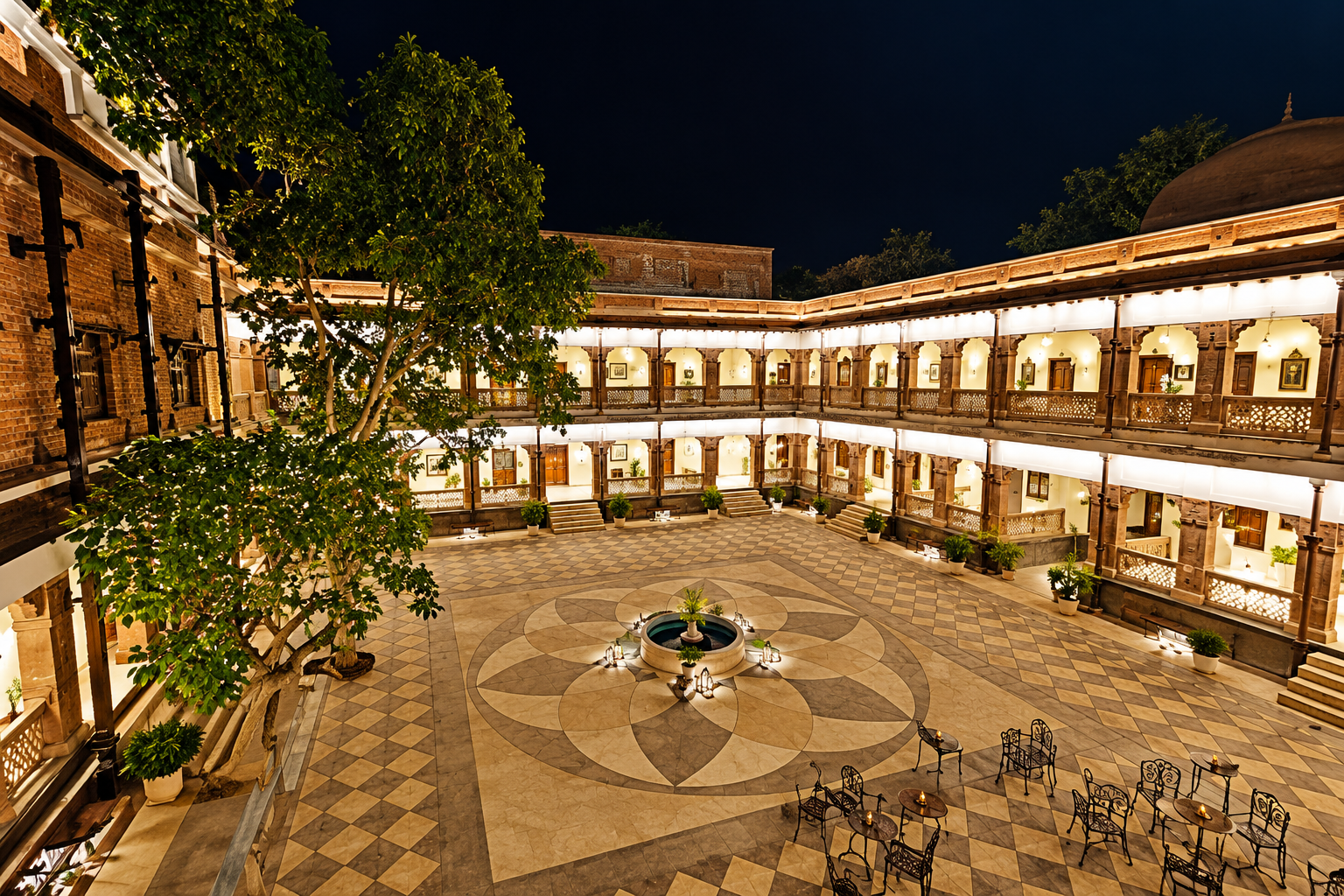 Samrat Vikramaditya Heritage hotel entrance in Ujjain